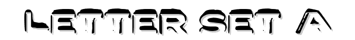 Letter Set A font